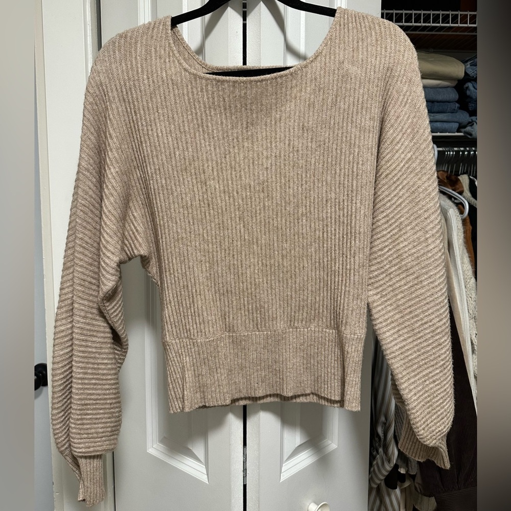 Mocha Ribbed Sweater